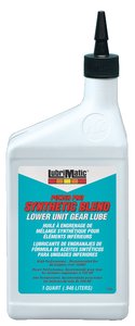 Lubrimatic Synthetic Blend Lower Unit Gear Lube 1qt